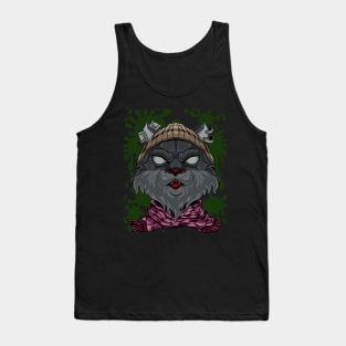 fashion cat street art Tank Top